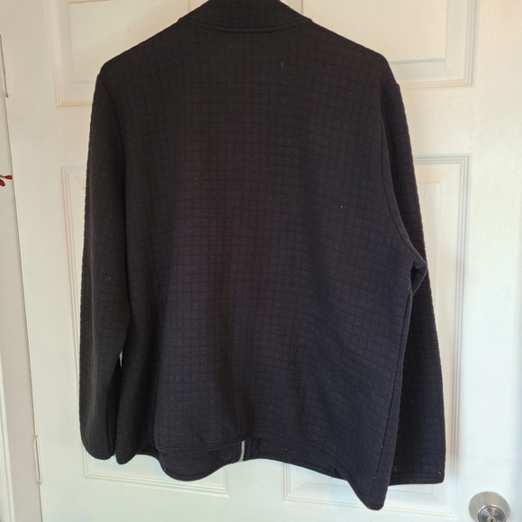 (1272) Karen Scott Sport Warm Up Jacket, Size XL, Color: Black - Picture 6 of 9